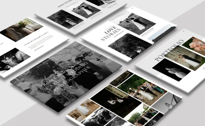 Dan Wimble Weddings Photographer WordPress Website